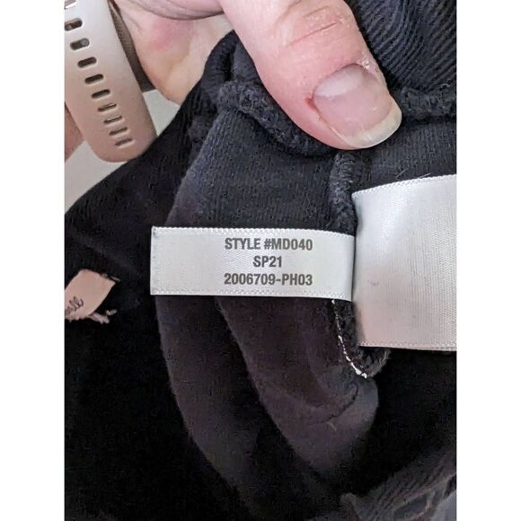 Madewell Black Twill Jacquard Tapered Pants - Size Small - Picture 10 of 10